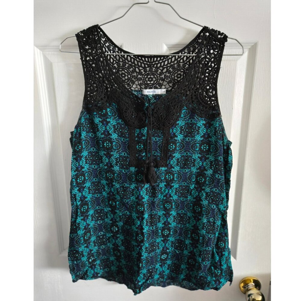Ricki's Half-Crochet Sleeveless Top